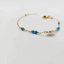 Load image into Gallery viewer, MADE TO ORDER Glass Bead & Freshwater Pearl Bracelet - 14k Gold Fill FJD$ - Adorn Pacific - Bracelets