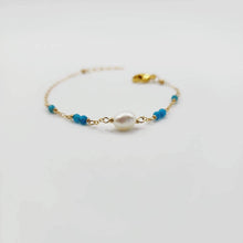 Load image into Gallery viewer, MADE TO ORDER Glass Bead & Freshwater Pearl Bracelet - 14k Gold Fill FJD$ - Adorn Pacific - Bracelets