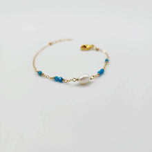 Load image into Gallery viewer, MADE TO ORDER Glass Bead & Freshwater Pearl Bracelet - 14k Gold Fill FJD$ - Adorn Pacific - Bracelets