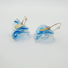 Load image into Gallery viewer, READY TO SHIP Adorn Pacific x Hot Glass Blue Swirl Earrings 14k Gold Filled - FJD$ - Adorn Pacific - Earrings