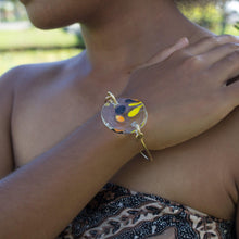 Load image into Gallery viewer, CONTACT US TO RECREATE THIS SOLD OUT STYLE Adorn Pacific x Hot Glass Colourful Glass Bangle in 14k Gold Fill - FJ$ - Adorn Pacific - Necklaces