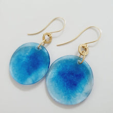 Load image into Gallery viewer, READY TO SHIP Adorn Pacific x Hot Glass Earrings 14k Gold Filled with hammered circle details - FJD$ - Adorn Pacific - Earrings