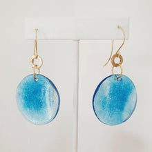 Load image into Gallery viewer, READY TO SHIP Adorn Pacific x Hot Glass Earrings 14k Gold Filled with hammered circle details - FJD$ - Adorn Pacific - Earrings