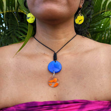 Load image into Gallery viewer, READY TO SHIP Adorn Pacific x Hot Glass Wax Cord Double Glass Necklace - FJD$ - Adorn Pacific - Necklaces
