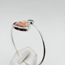 Load image into Gallery viewer, READY TO SHIP Bezel Set Gemstone & Shell Bangle - 925 Sterling Silver FJD$ - Adorn Pacific - All Products