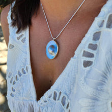 Load image into Gallery viewer, CONTACT US TO RECREATE THIS SOLD OUT STYLE Bezel set Mabe Pearl Necklace - 925 Sterling Silver FJD$ - Adorn Pacific - All Products