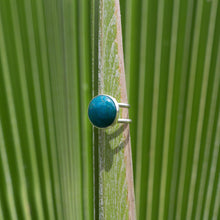 Load image into Gallery viewer, READY TO SHIP - Bezel Set Precious Stone Ring - Chrysocolla - 925 Sterling Silver FJD$ - Adorn Pacific - Rings
