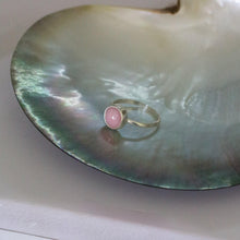 Load image into Gallery viewer, READY TO SHIP - Bezel Set Precious Stone Ring - Pink Opal - 925 Sterling Silver FJD$ - Adorn Pacific - Rings