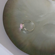 Load image into Gallery viewer, READY TO SHIP - Bezel Set Precious Stone Ring - Pink Opal - 925 Sterling Silver FJD$ - Adorn Pacific - Rings