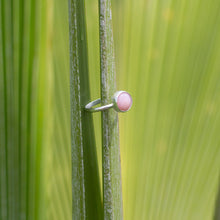 Load image into Gallery viewer, READY TO SHIP - Bezel Set Precious Stone Ring - Pink Opal - 925 Sterling Silver FJD$ - Adorn Pacific - Rings
