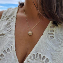 Load image into Gallery viewer, CONTACT US TO RECREATE THIS SOLD OUT STYLE Bezel Set Shell Necklace - 925 Sterling Silver FJD$ - Adorn Pacific - All Products