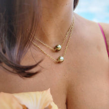 Load image into Gallery viewer, READY TO SHIP Civa Fiji Pearl Gold Necklace in 14k Gold Fill -FJD$ - Adorn Pacific - All Products