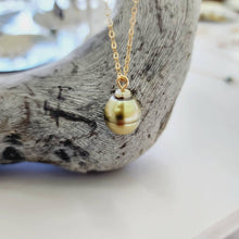 Load image into Gallery viewer, READY TO SHIP Civa Fiji Saltwater Pearl Necklace - 14k Gold Fill FJD$ - Adorn Pacific - All Products