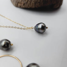 Load image into Gallery viewer, READY TO SHIP - Civa Fiji Saltwater Pearl Necklace and Earring Set - 14k Gold Fill FJD$ - Adorn Pacific - Jewelry Sets