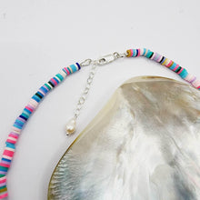 Load image into Gallery viewer, READY TO SHIP Colourful Polymer Clay Bead & Freshwater Pearl Choker Necklace - 14k Gold Fill or 925 Sterling Silver FJD$ - Adorn Pacific - Earrings