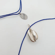 Load image into Gallery viewer, READY TO SHIP - Cowrie Shell Necklace - 925 Sterling Silver & Nylon FJD$ - Adorn Pacific - Necklaces