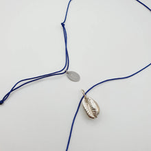 Load image into Gallery viewer, READY TO SHIP - Cowrie Shell Necklace - 925 Sterling Silver & Nylon FJD$ - Adorn Pacific - Necklaces