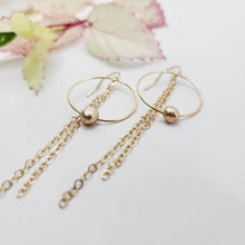 Load image into Gallery viewer, CONTACT US TO RECREATE THIS SOLD OUT STYLE Earrings with Freshwater Pearl and chain detail - 14k Gold Fill FJD$ - Adorn Pacific - Earrings