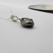 Load image into Gallery viewer, READY TO SHIP Fiji Baroque Saltwater Pearl Necklace - 925 Sterling Silver FJD$ - Adorn Pacific - All Products