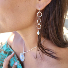Load image into Gallery viewer, READY TO SHIP - Fiji Keshi Pearl Drop Earrings - 925 Sterling Silver FJD$ - Adorn Pacific - Earrings
