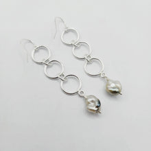 Load image into Gallery viewer, READY TO SHIP - Fiji Keshi Pearl Drop Earrings - 925 Sterling Silver FJD$ - Adorn Pacific - Earrings
