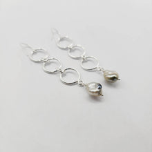 Load image into Gallery viewer, READY TO SHIP - Fiji Keshi Pearl Drop Earrings - 925 Sterling Silver FJD$ - Adorn Pacific - Earrings