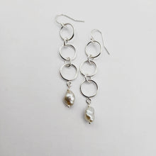 Load image into Gallery viewer, READY TO SHIP - Fiji Keshi Pearl Drop Earrings - 925 Sterling Silver FJD$ - Adorn Pacific - Earrings