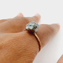 Load image into Gallery viewer, READY TO SHIP - Fiji Keshi Pearl Ring - 14k Gold Fill FJD$ - Adorn Pacific - Rings