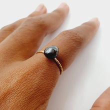 Load image into Gallery viewer, READY TO SHIP - Fiji Keshi Pearl Ring - 14k Gold Fill FJD$ - Adorn Pacific - Rings