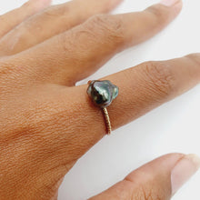 Load image into Gallery viewer, READY TO SHIP - Fiji Keshi Pearl Ring - 14k Gold Fill FJD$ - Adorn Pacific - Rings