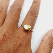 Load image into Gallery viewer, READY TO SHIP - Fiji Keshi Pearl Ring - 14k Gold Fill FJD$ - Adorn Pacific - Rings