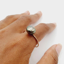 Load image into Gallery viewer, READY TO SHIP - Fiji Keshi Pearl Ring - 14k Gold Fill FJD$ - Adorn Pacific - Rings