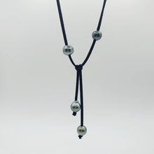 Load image into Gallery viewer, READY TO SHIP Fiji Saltwater Pearl Faux Suede Leather Necklace - FJD$ - Adorn Pacific - All Products