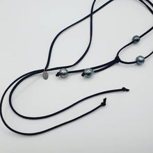 Load image into Gallery viewer, READY TO SHIP Fiji Saltwater Pearl Faux Suede Leather Necklace - FJD$ - Adorn Pacific - All Products