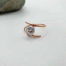 Load image into Gallery viewer, READY TO SHIP - Fiji Saltwater Pearl Ring - 14k Rose Gold Fill FJD$ - Adorn Pacific - Rings