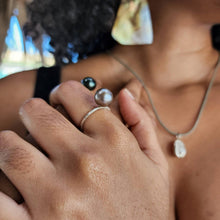 Load image into Gallery viewer, READY TO SHIP - Fiji Saltwater Pearl Ring - 925 Sterling Silver FJD$ - Adorn Pacific - Rings