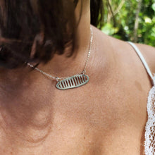 Load image into Gallery viewer, READY TO SHIP Flametree Seedpod Necklace - 925 Sterling Silver FJD$ - Adorn Pacific - All Products