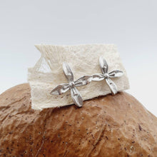 Load image into Gallery viewer, CONTACT US TO RECREATE THIS SOLD OUT STYLE Frangipani Bua Stud Earrings - 925 Sterling Silver FJD$ - Adorn Pacific - All Products