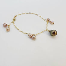 Load image into Gallery viewer, READY TO SHIP Freshwater & Saltwater Pearl Bracelet in 14k Gold Fill - FJD$ - Adorn Pacific - All Products
