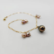 Load image into Gallery viewer, READY TO SHIP Freshwater & Saltwater Pearl Bracelet in 14k Gold Fill - FJD$ - Adorn Pacific - All Products