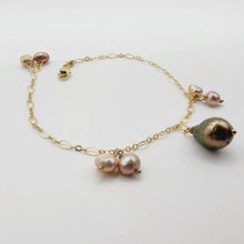 Load image into Gallery viewer, READY TO SHIP Freshwater & Saltwater Pearl Bracelet in 14k Gold Fill - FJD$ - Adorn Pacific - All Products