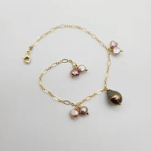 Load image into Gallery viewer, READY TO SHIP Freshwater & Saltwater Pearl Bracelet in 14k Gold Fill - FJD$ - Adorn Pacific - All Products