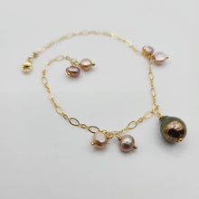 Load image into Gallery viewer, READY TO SHIP Freshwater & Saltwater Pearl Bracelet in 14k Gold Fill - FJD$ - Adorn Pacific - All Products