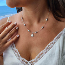 Load image into Gallery viewer, READY TO SHIP Freshwater Pearl & Mermaid Shell Charm Necklace - FJD$ - Adorn Pacific - All Products