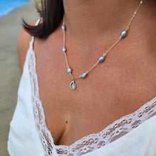 Load image into Gallery viewer, READY TO SHIP Freshwater Pearl & Nautilus Charm Necklace - FJD$ - Adorn Pacific - All Products