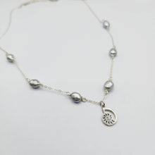 Load image into Gallery viewer, READY TO SHIP Freshwater Pearl & Nautilus Charm Necklace - FJD$ - Adorn Pacific - All Products