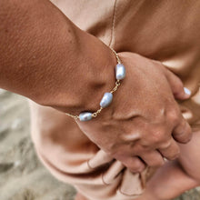 Load image into Gallery viewer, READY TO SHIP Freshwater Pearl Bracelet - 14k Gold Fill FJD$ - Adorn Pacific - All Products