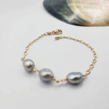 Load image into Gallery viewer, READY TO SHIP Freshwater Pearl Bracelet - 14k Gold Fill FJD$ - Adorn Pacific - All Products
