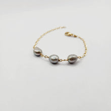 Load image into Gallery viewer, READY TO SHIP Freshwater Pearl Bracelet - 14k Gold Fill FJD$ - Adorn Pacific - All Products