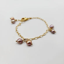 Load image into Gallery viewer, READY TO SHIP Freshwater Pearl Bracelet in 14k Gold Fill - FJD$ - Adorn Pacific - All Products